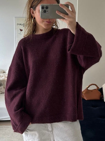 Dames Relaxed Chic Gebreide Sweater