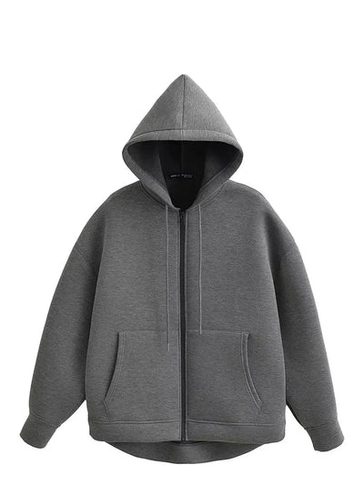 Dames Hoodie Met Capuchon En Ritssluiting