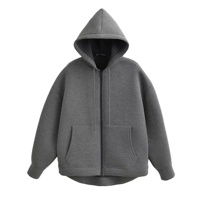 Dames Hoodie Met Capuchon En Ritssluiting