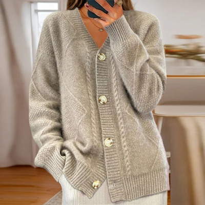 Dames Gebreide Cardigan