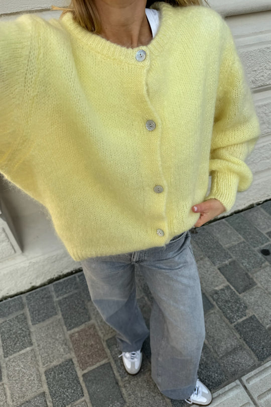 Dames Klassieke Gebreide Cardigan Met Knopen En Lange Mouwen