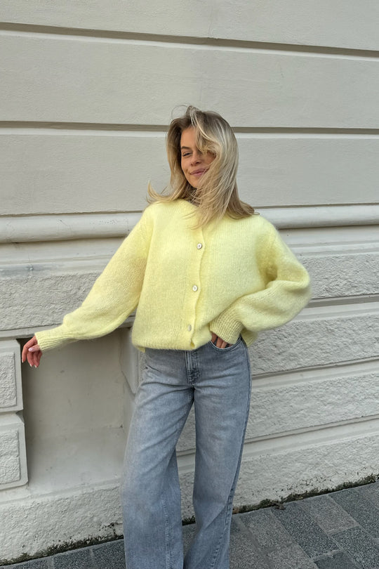 Dames Klassieke Gebreide Cardigan Met Knopen En Lange Mouwen