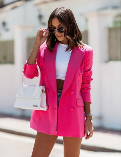 Lange Zwarte Blazer Dames