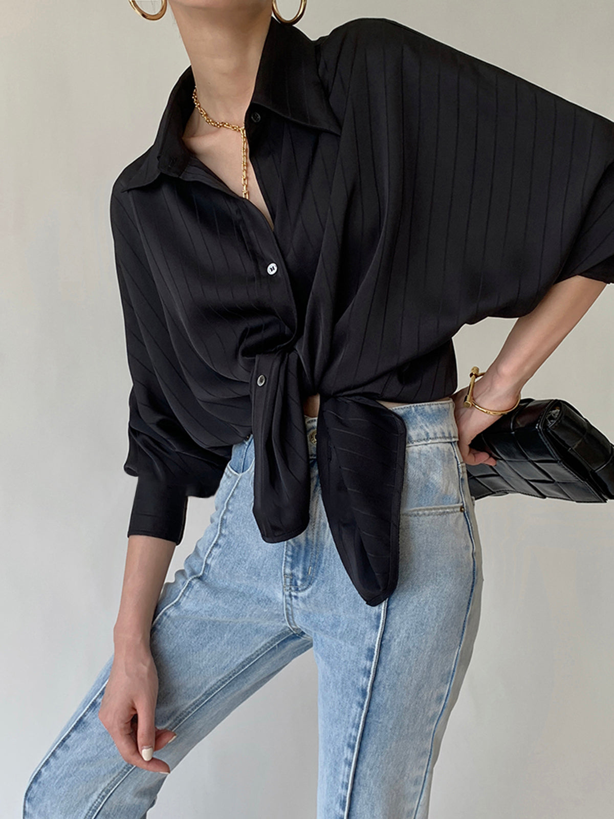 Oversized Dames Blouse met Tijdloos Ontwerp