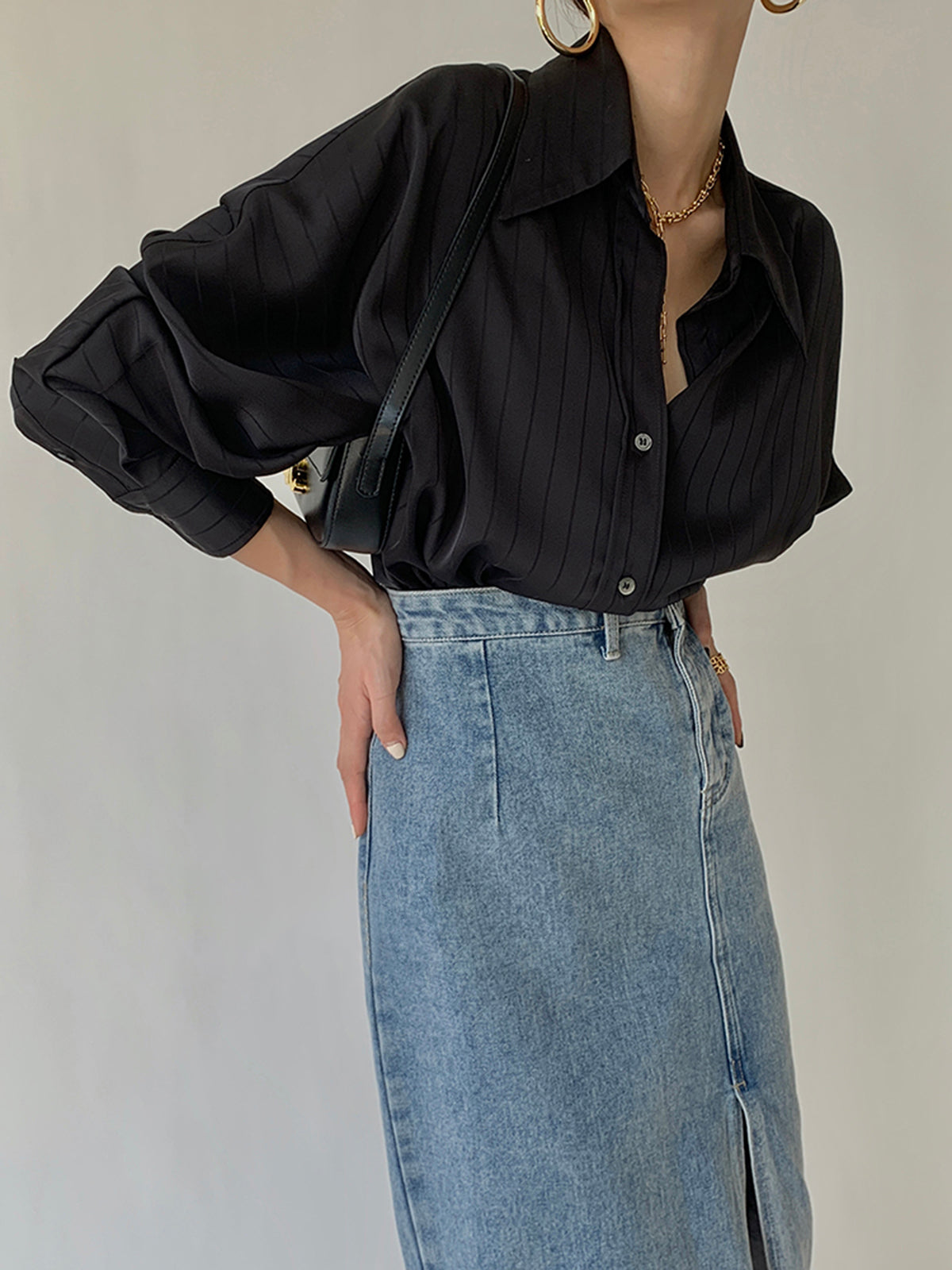 Oversized Dames Blouse met Tijdloos Ontwerp