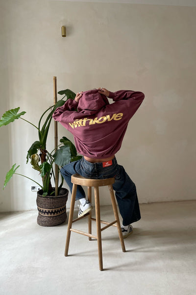 Dames Casual Hoodie Met Symbool Van Zelfliefde
