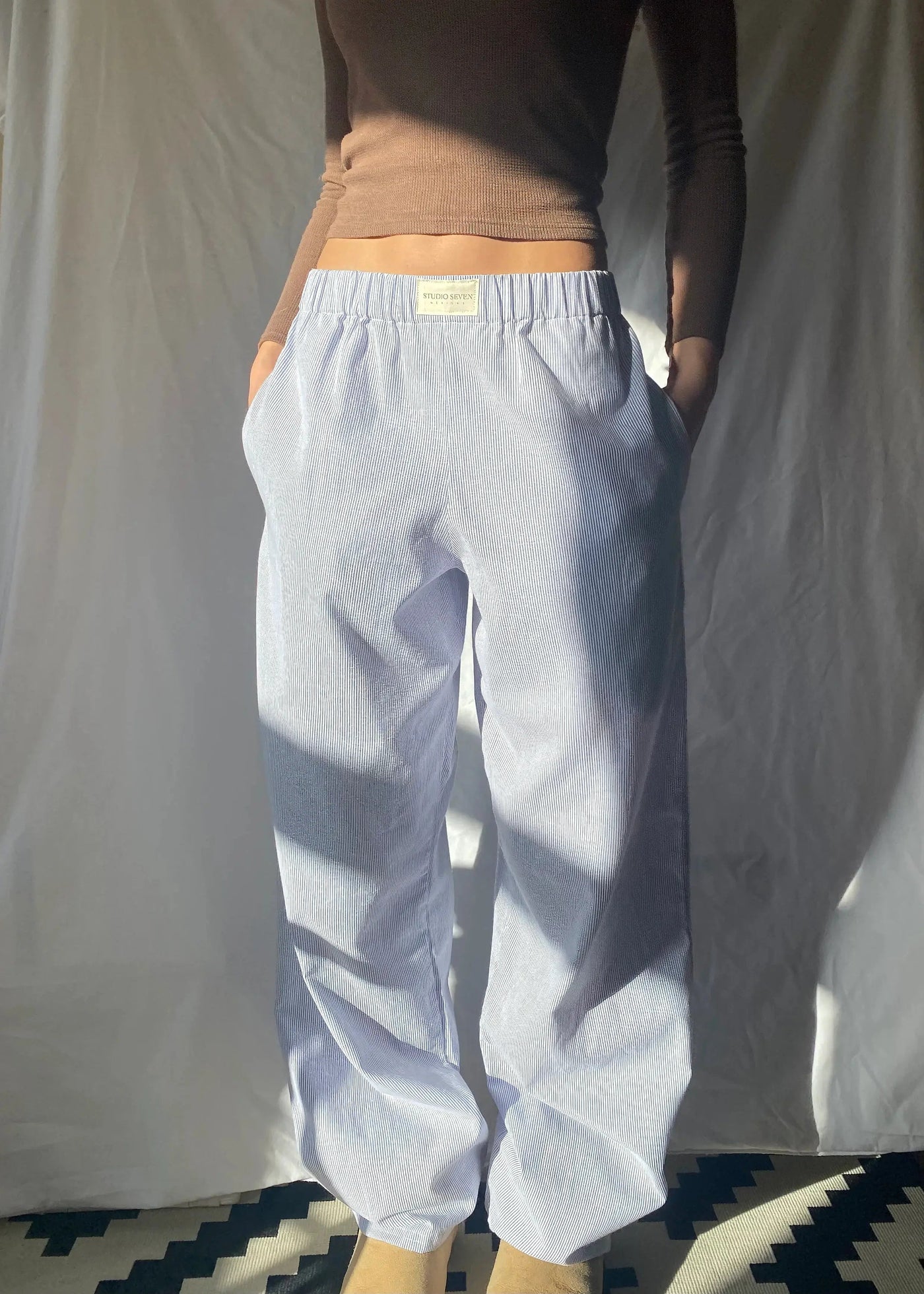 Dames Loungebroek Met Elastische Tailleband En Comfortabele Pasvorm