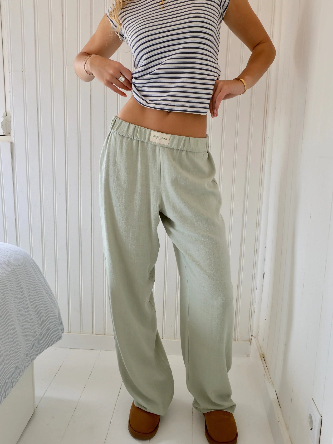 Dames Loungebroek Met Elastische Tailleband En Comfortabele Pasvorm