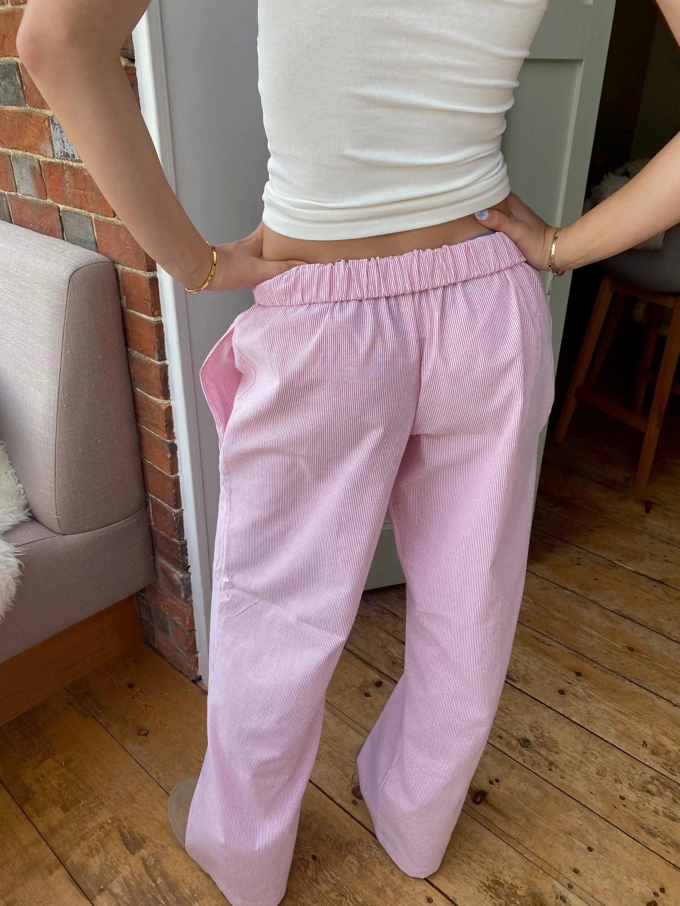 Dames Loungebroek Met Elastische Tailleband En Comfortabele Pasvorm