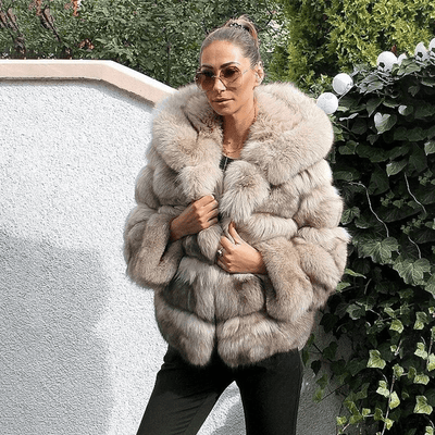 Dames Oversized Teddy Jas Met Capuchon