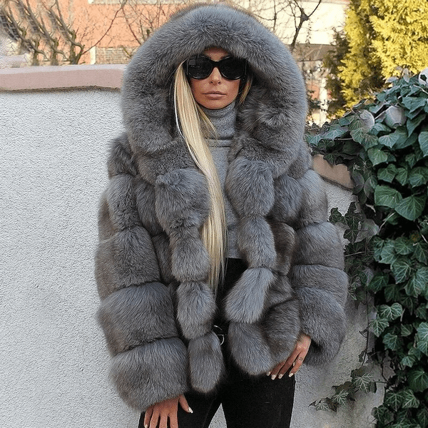 Dames Oversized Teddy Jas Met Capuchon