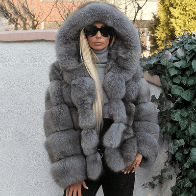 Dames Oversized Teddy Jas Met Capuchon
