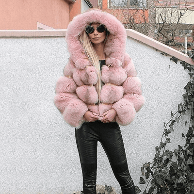 Dames Oversized Teddy Jas Met Capuchon