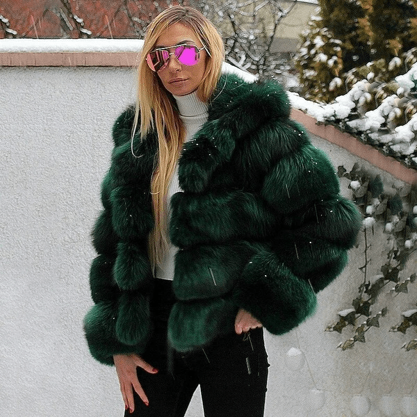 Dames Oversized Teddy Jas Met Capuchon