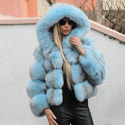 Dames Oversized Teddy Jas Met Capuchon