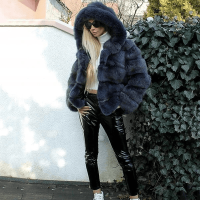 Dames Oversized Teddy Jas Met Capuchon