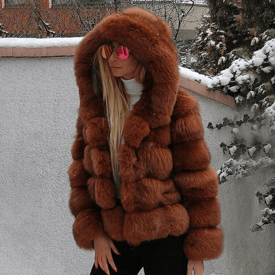 Dames Oversized Teddy Jas Met Capuchon
