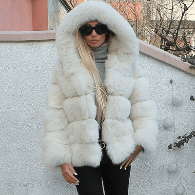 Dames Oversized Teddy Jas Met Capuchon