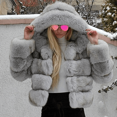 Dames Oversized Teddy Jas Met Capuchon