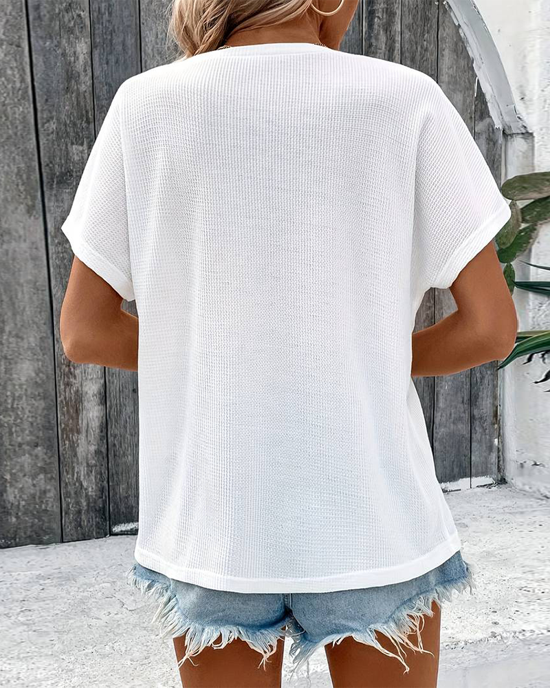 Ademend Wit Dames Shirt met Casual Zomerstijl
