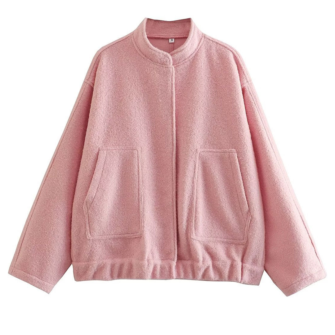 Oversized Bomberjack Dames met Zakken