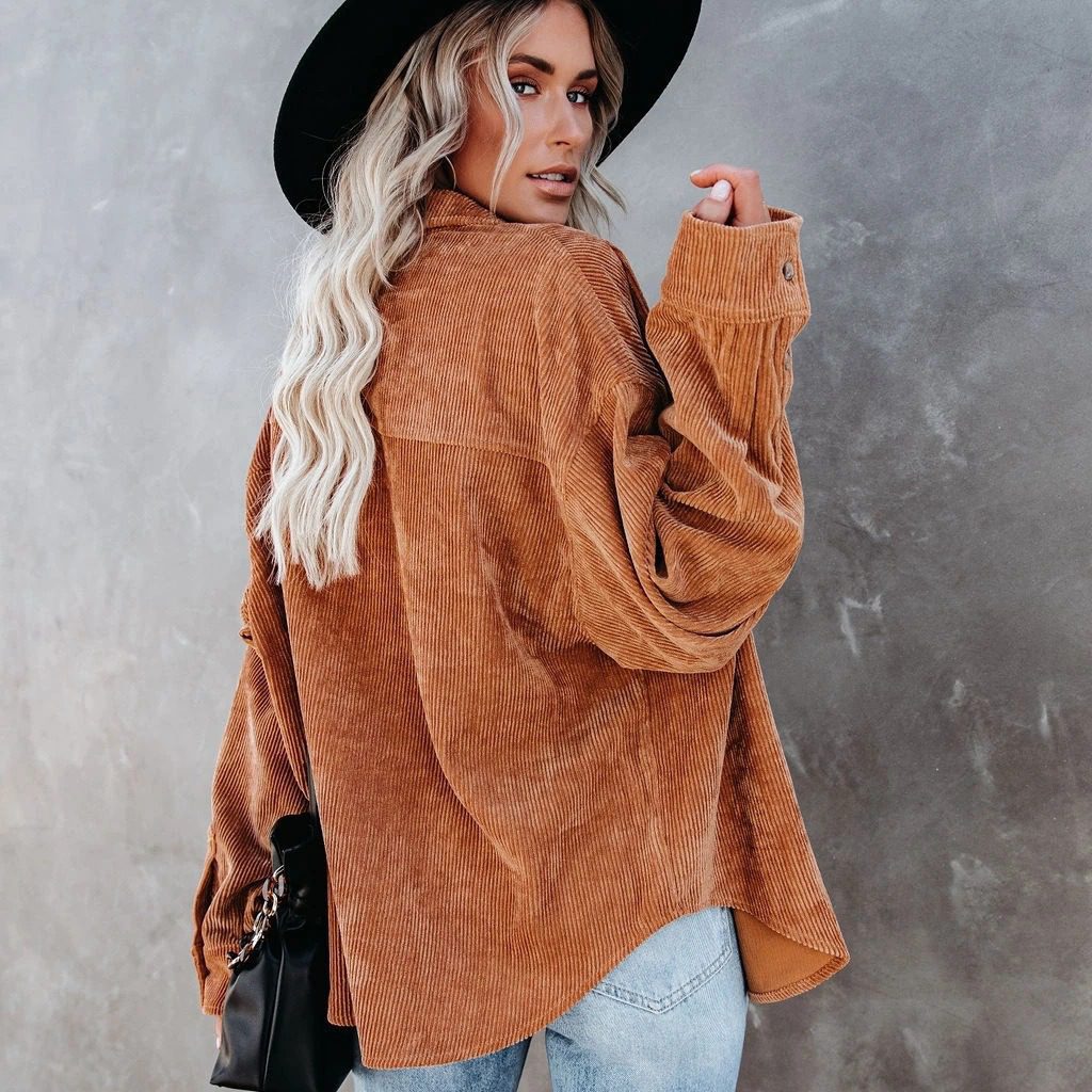 Dames Oversized Blouse Met Lange Mouwen