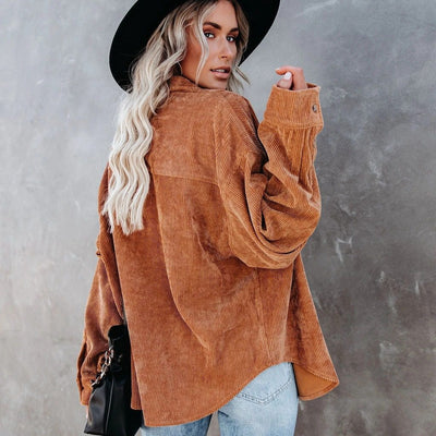 Dames Oversized Blouse Met Lange Mouwen