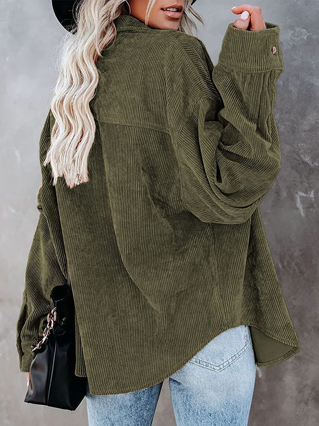 Dames Oversized Blouse Met Lange Mouwen