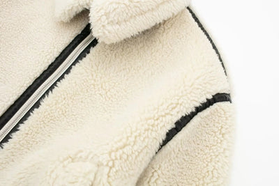 Dames Oversized Teddy Winterjas Met Kraag