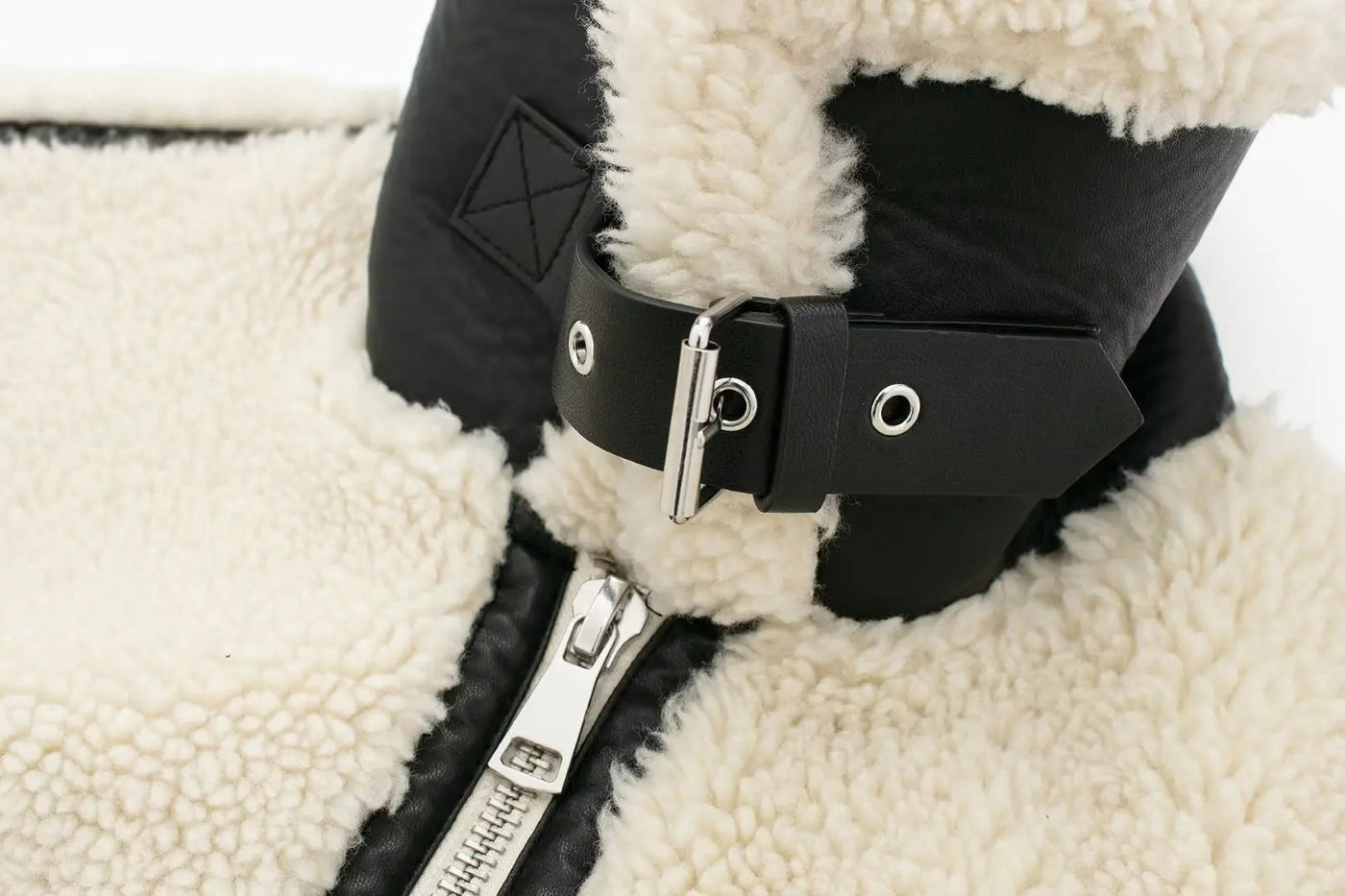 Dames Oversized Teddy Winterjas Met Kraag