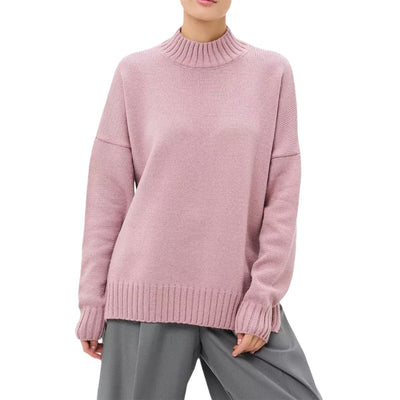Dames Stijlvolle Oversized Coltrui Met Lange Mouwen