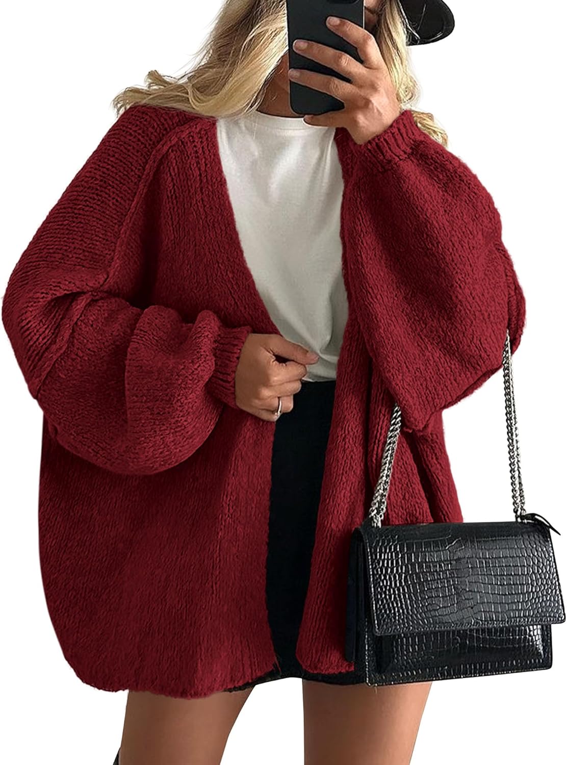 Dames Oversized Gebreide Vest