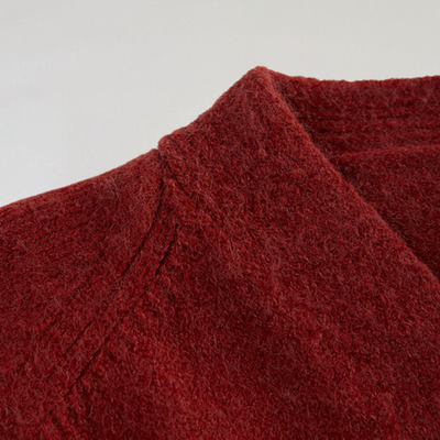 Dames Wollen Vest Met V-Hals En Knoopsluiting