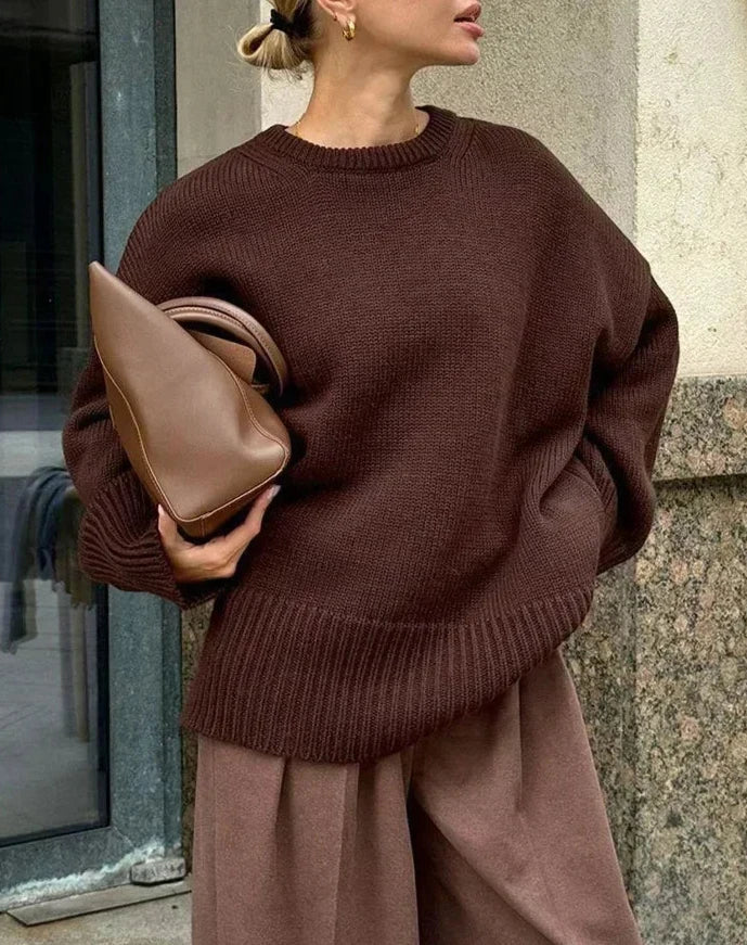 Dames Comfortabele Allround Sweater Met Lange Mouwen