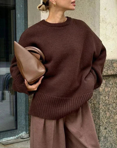 Dames Comfortabele Allround Sweater Met Lange Mouwen