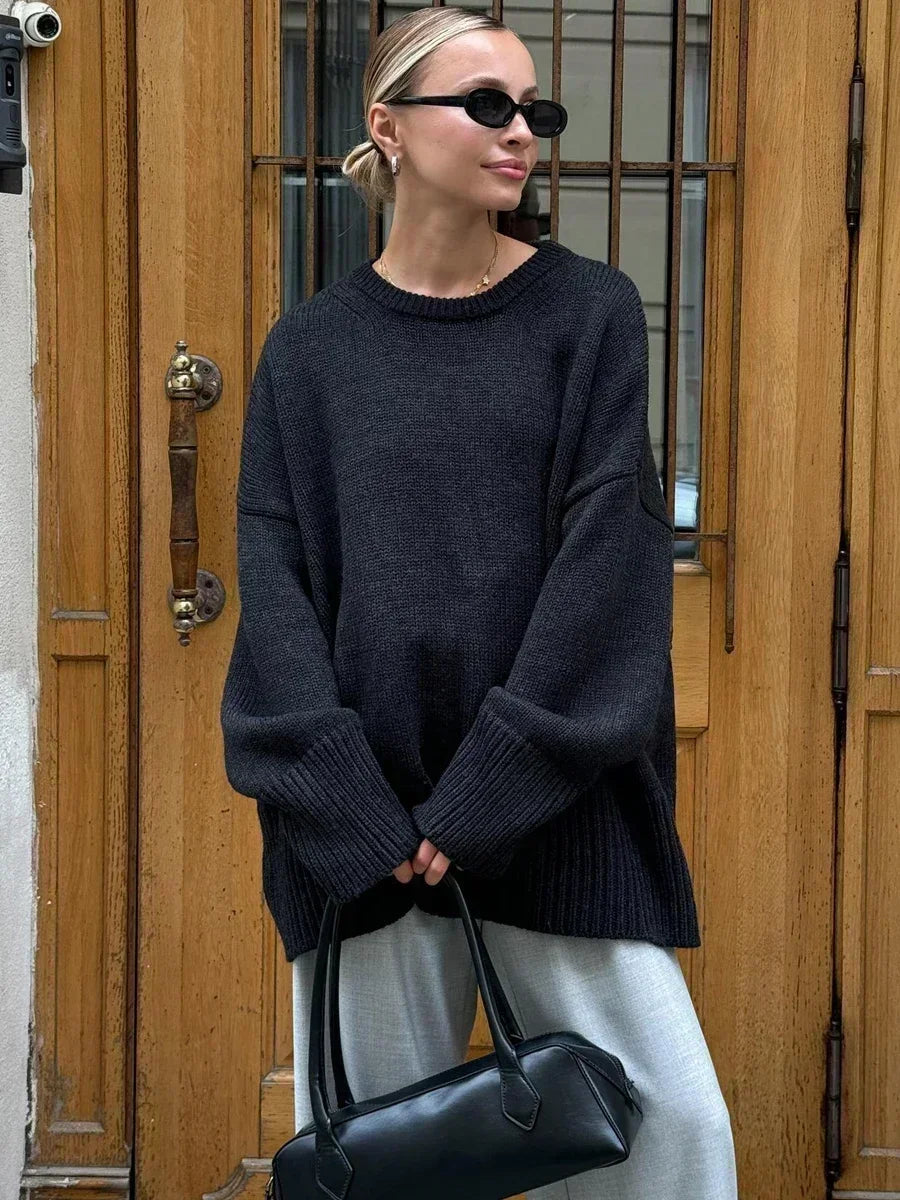 Dames Comfortabele Allround Sweater Met Lange Mouwen