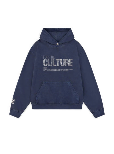 Dames Comfortabele Hoodie Met Culture Design En Rhinestone Details