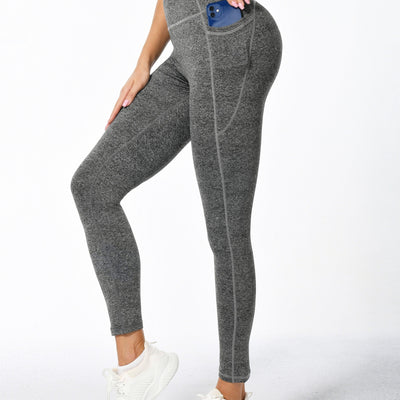 Dames Hoge Taille Sportlegging Met Zakken En Billift-Effect