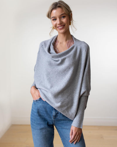 Dames Off Shoulder Trui Met Lange Mouwen En Losse Pasvorm