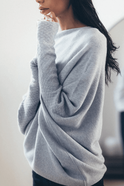 Dames Off Shoulder Trui Met Lange Mouwen En Losse Pasvorm