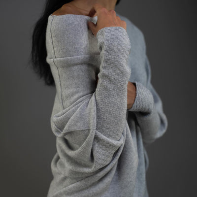 Dames Off Shoulder Trui Met Lange Mouwen En Losse Pasvorm