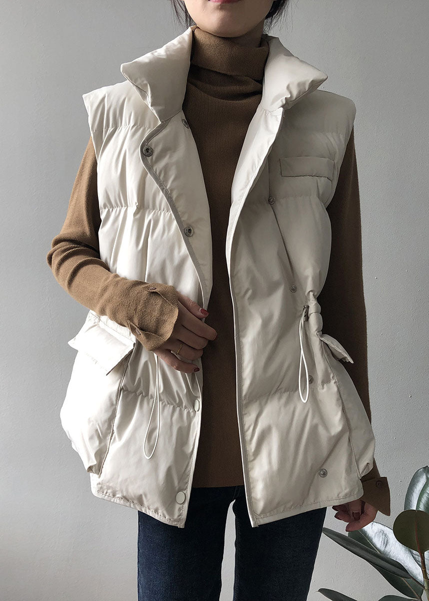 Dames Gewatteerde Mouwloze Dons Bodywarmer Met Knoopsluiting