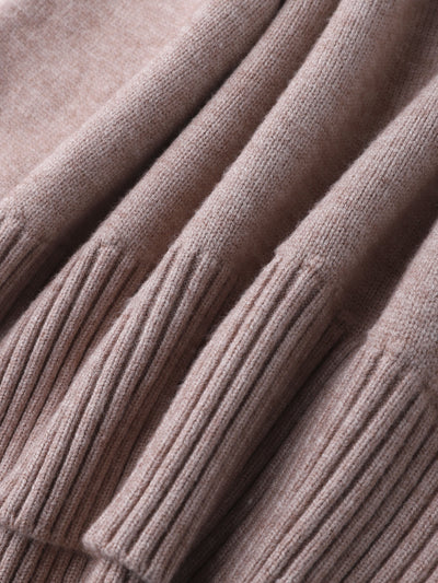 Dames Gebreide Coltrui Met Oversized Pasvorm En Lange Mouwen