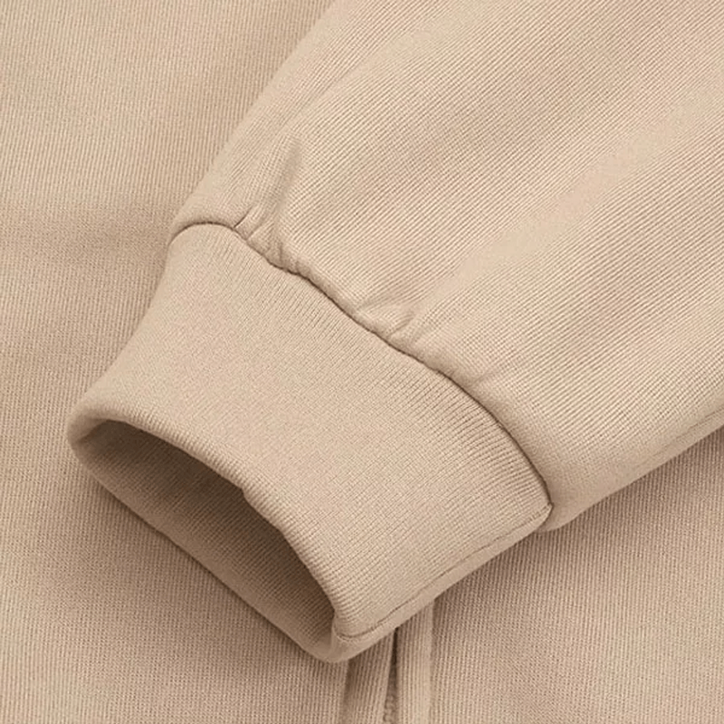 Dames Lange Hoodie Met Rits En Capuchon