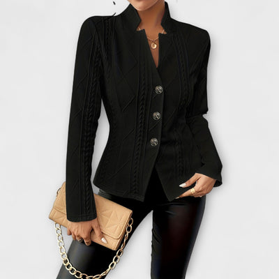Chic Zwarte Dames Blazer